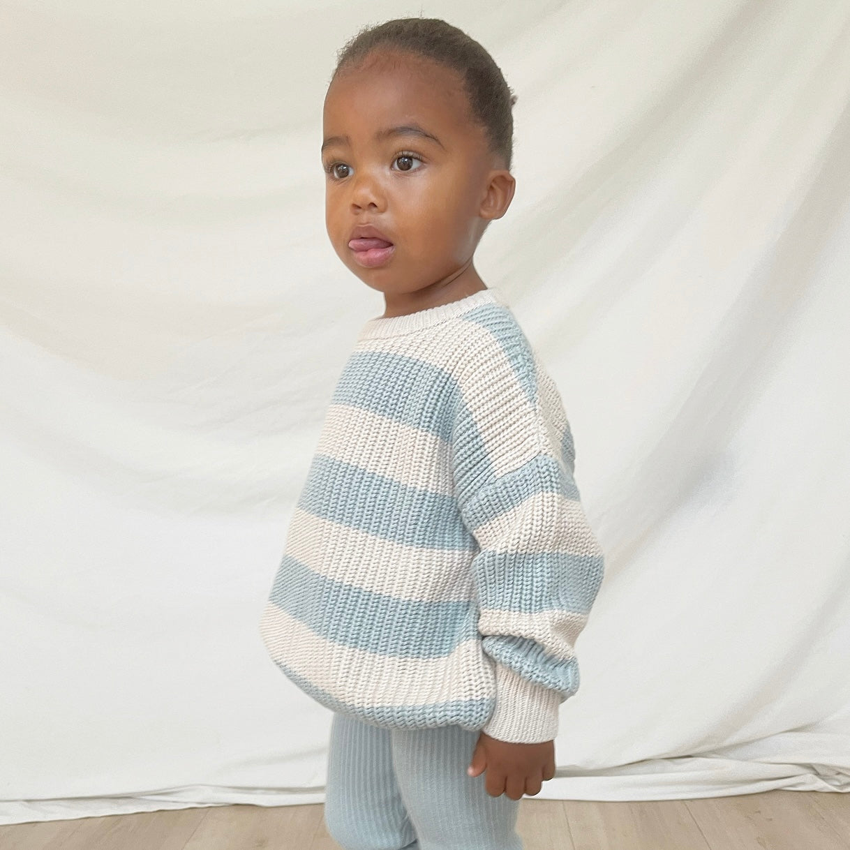 Mist Stripe Aspen Jumper