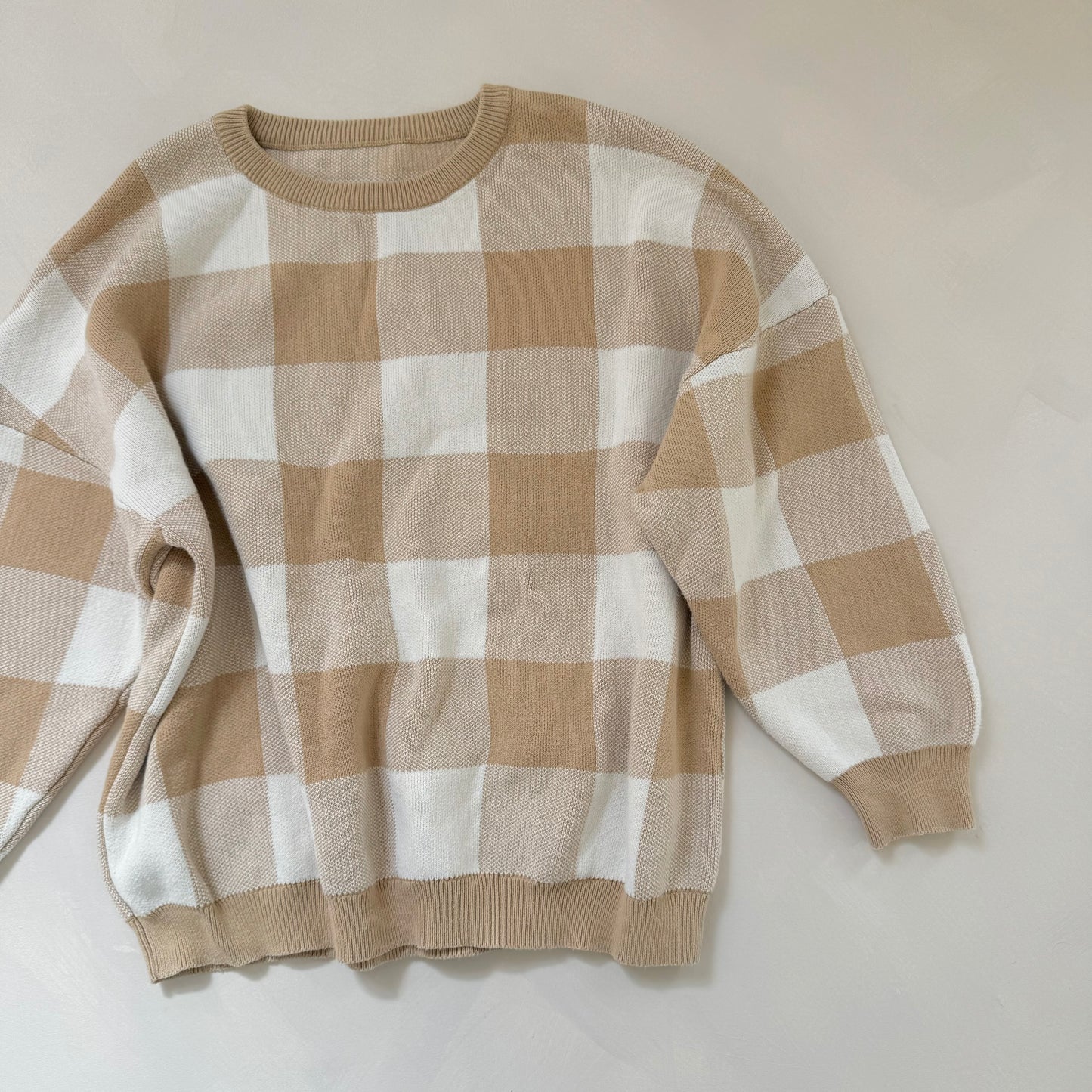 Checked jumper 7-8y preloved
