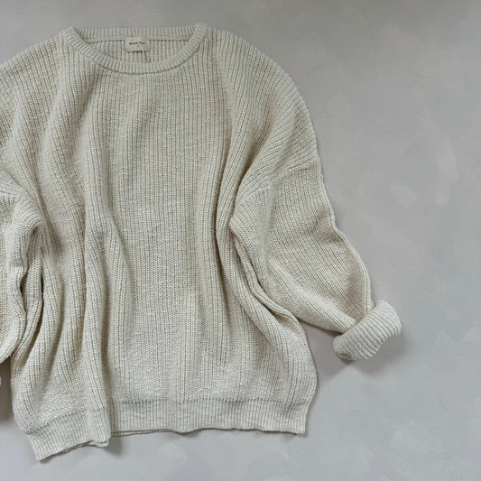 Adult Oatmeal Teddy Jumper
