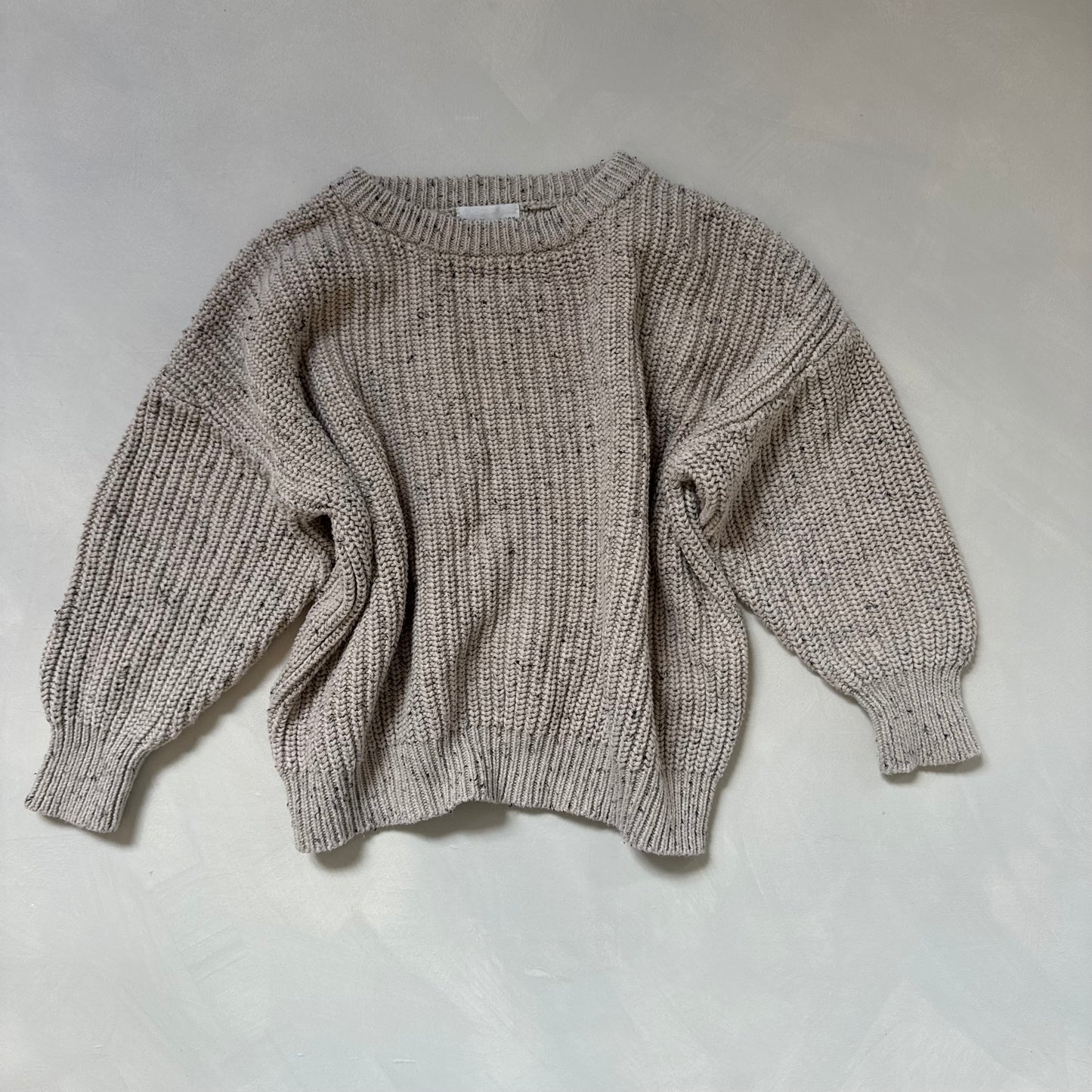 Oat Flecked Aspen Jumper 3-4y Preloved