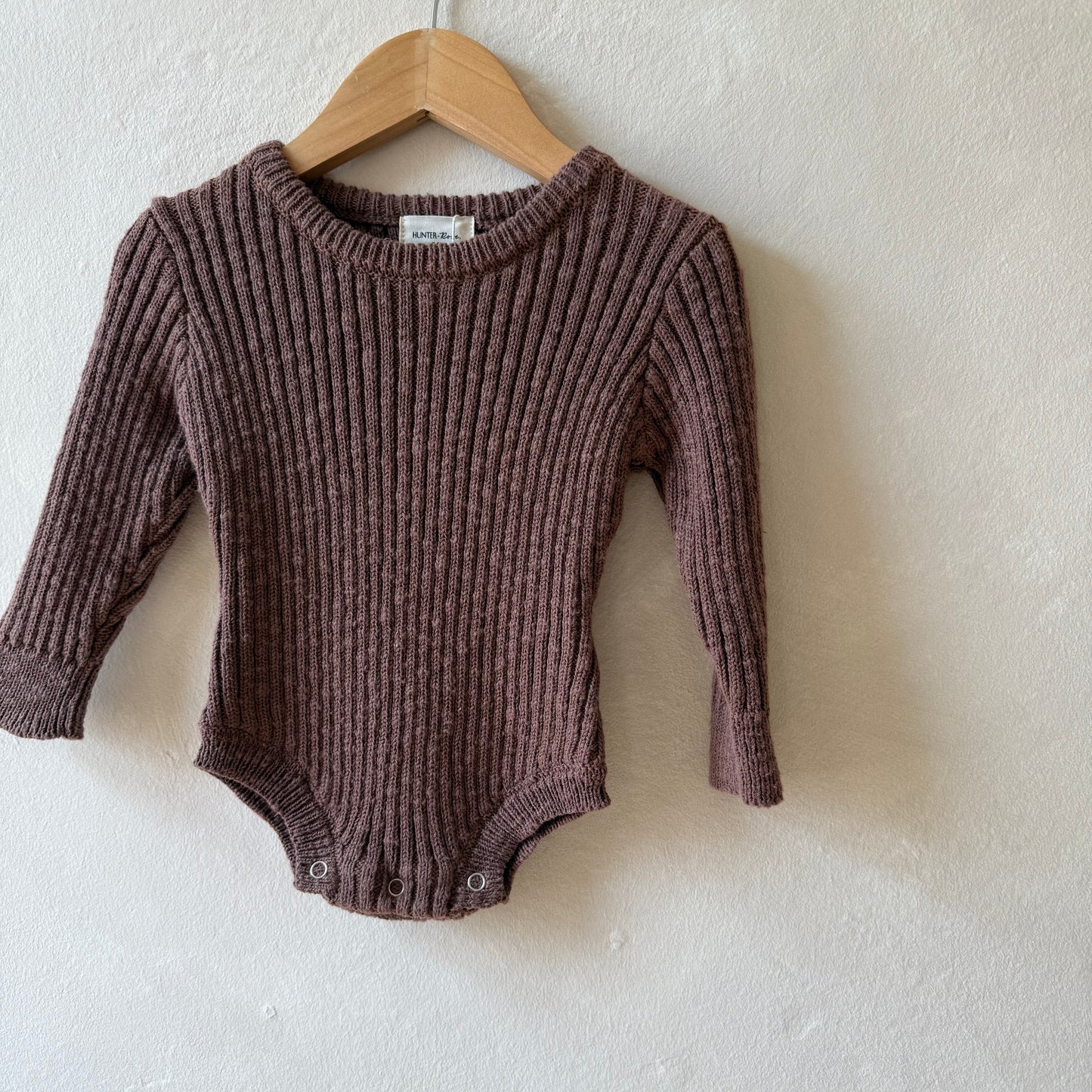 Cocoa Teddy Bodysuit 3-6m