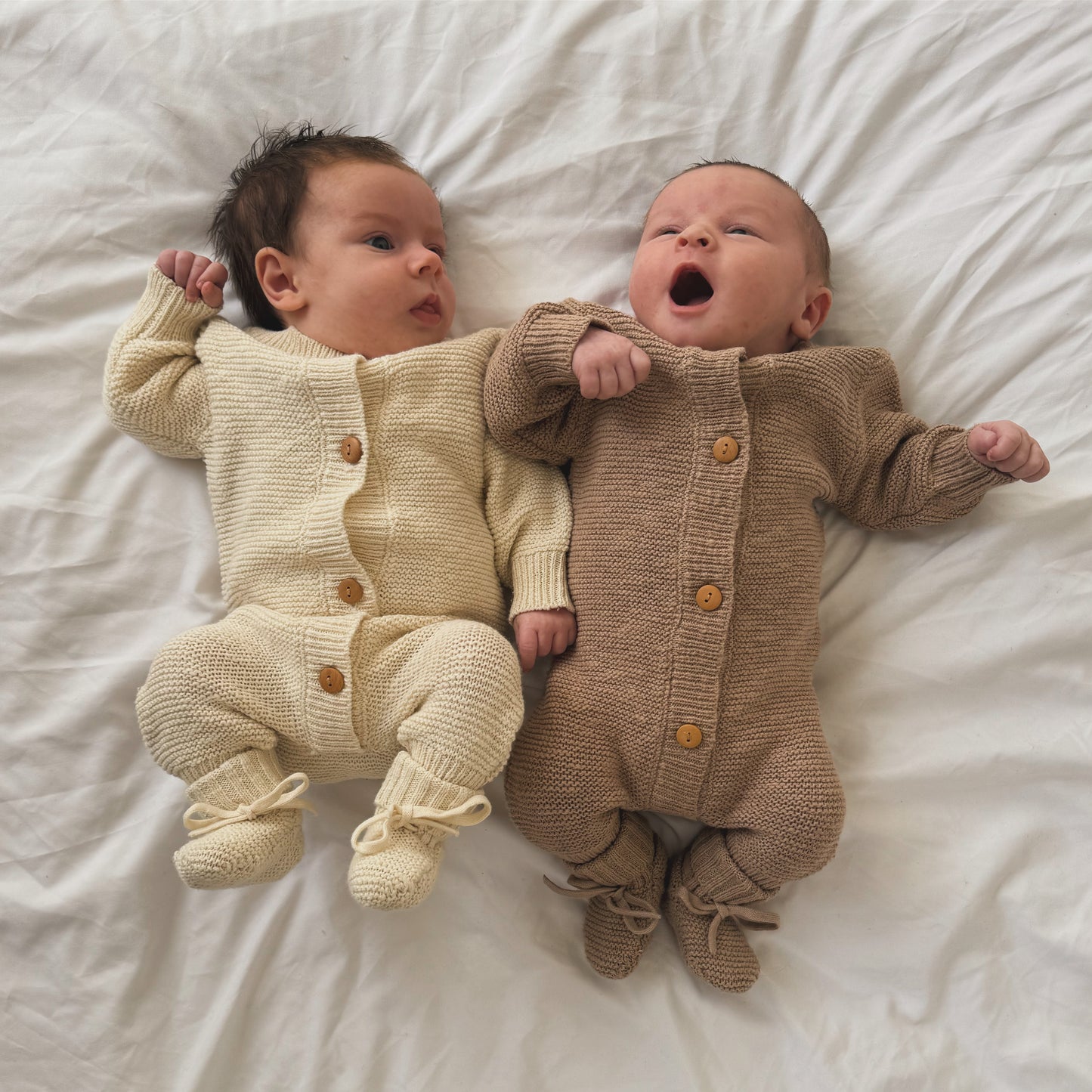 Beige Teddy Romper