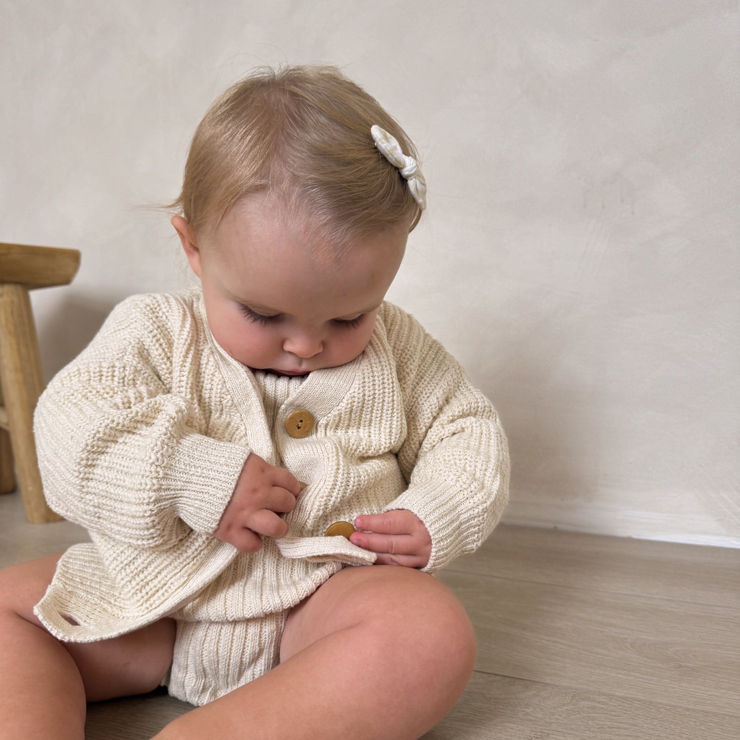 Oatmeal Teddy Cardigan