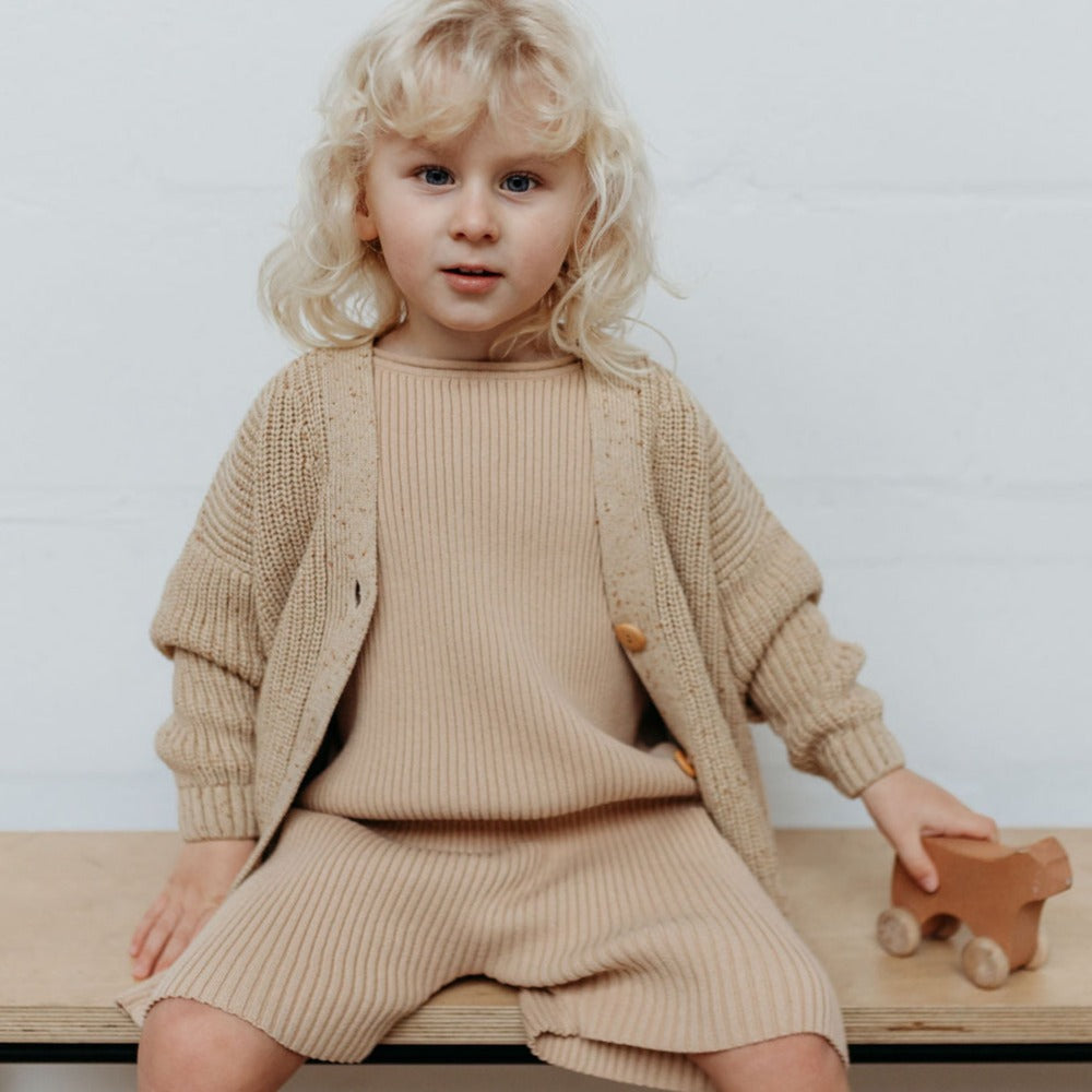 Honey Flecked Avery Cardigan