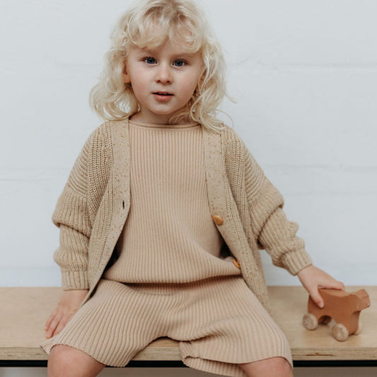 Honey Flecked Avery Cardigan