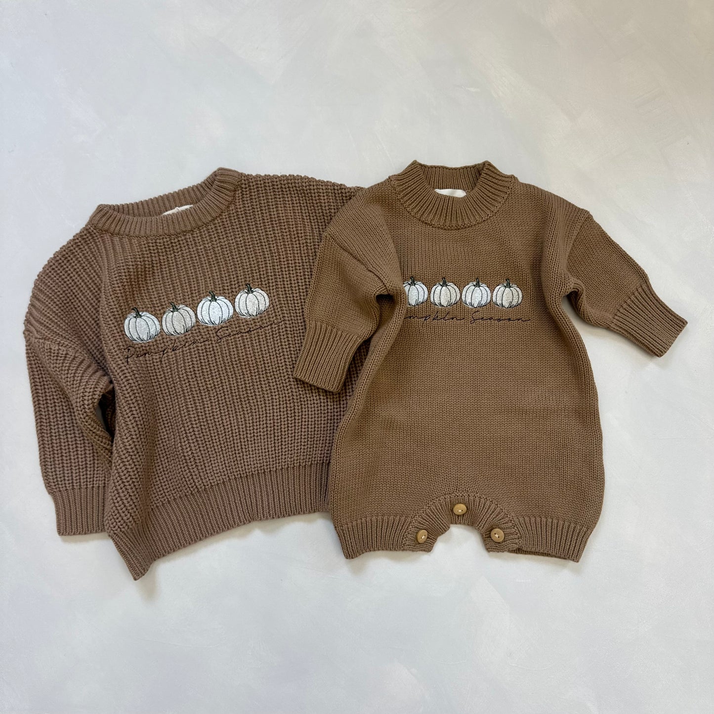 White Pumpkin Season Jumper