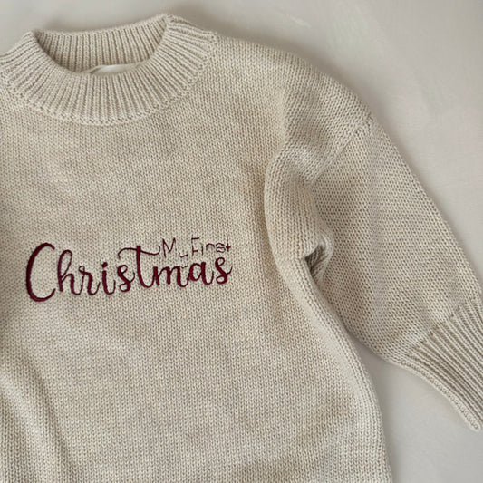 My First Christmas Romper