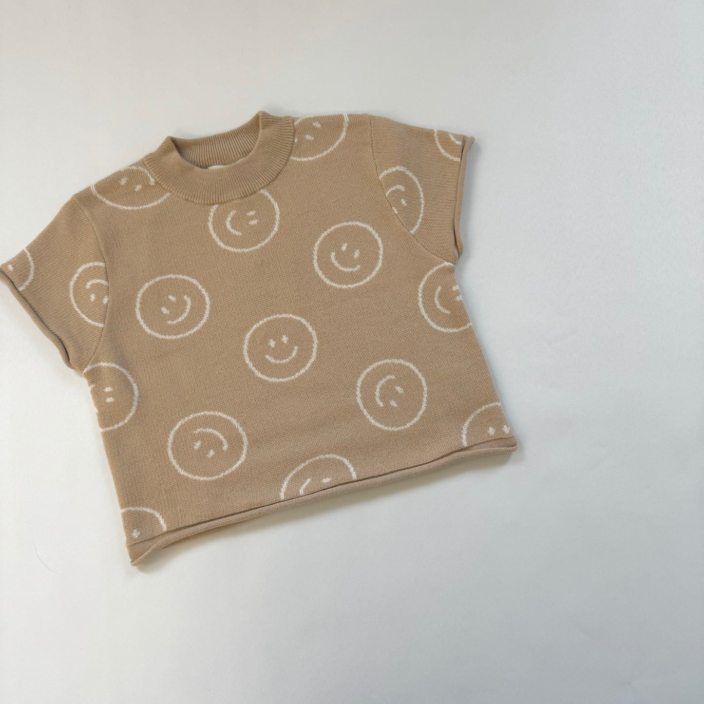 Tan Smiley Riley Tee
