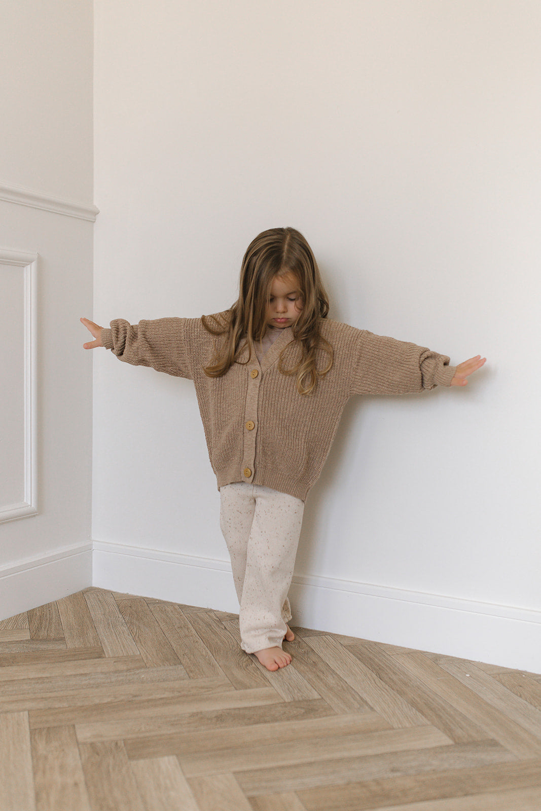 Beige Teddy Cardigan