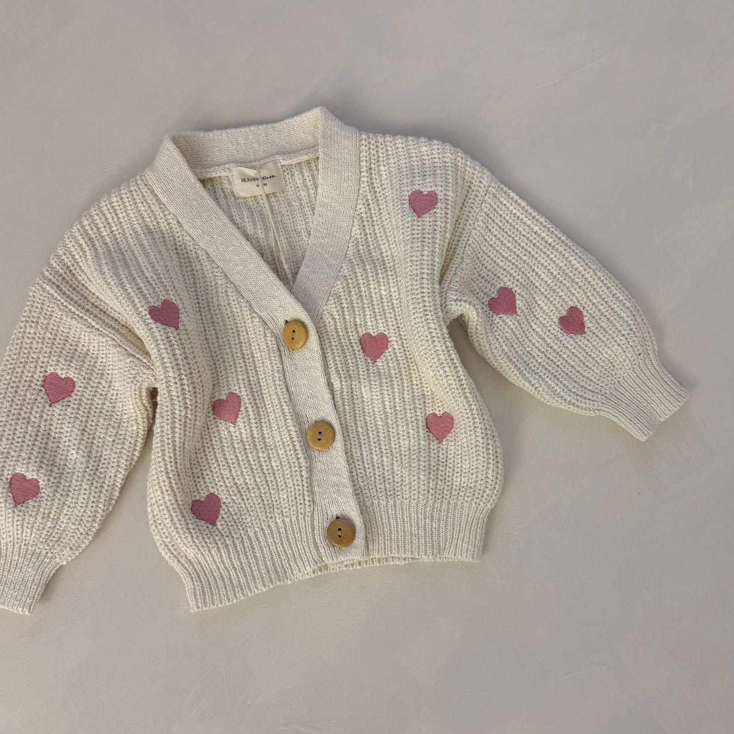 Heart Teddy Cardigan (All Colours)