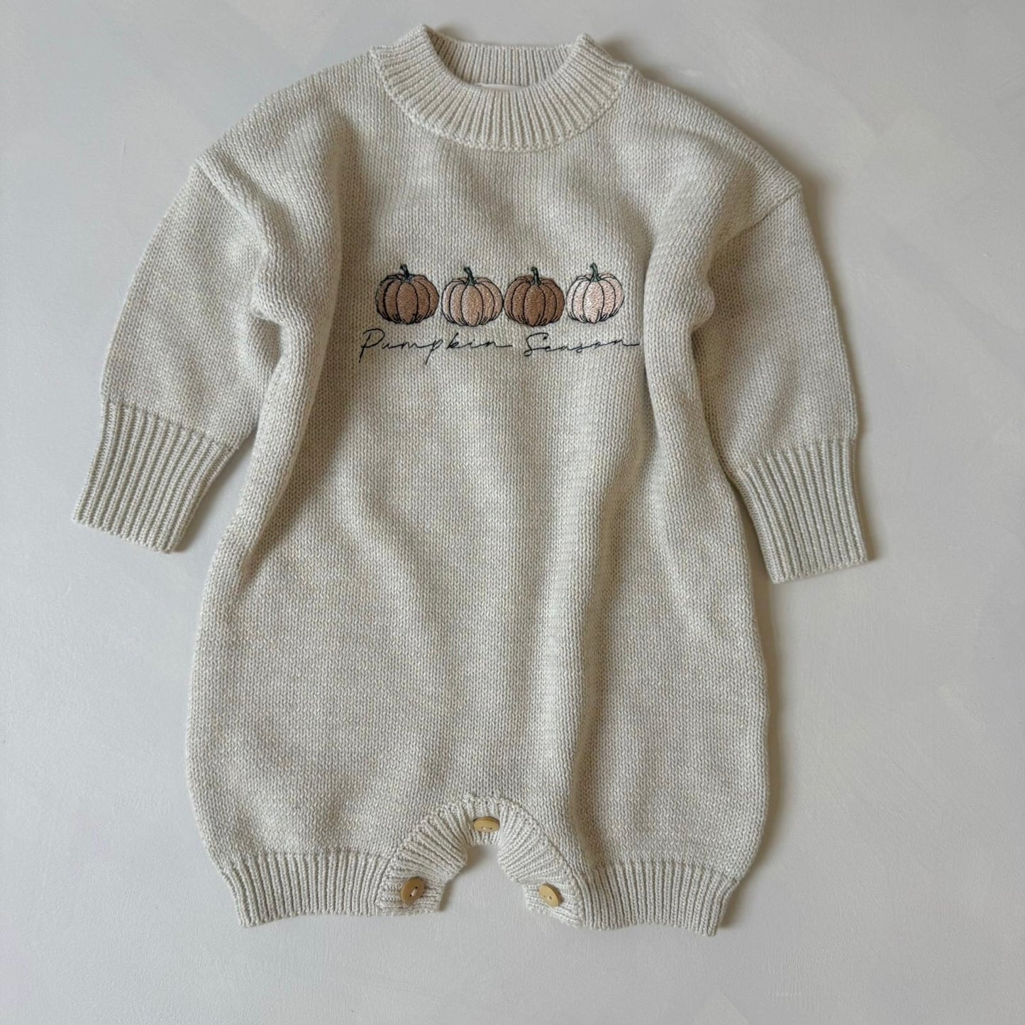 Pumpkin Season Romper 6-12m Second