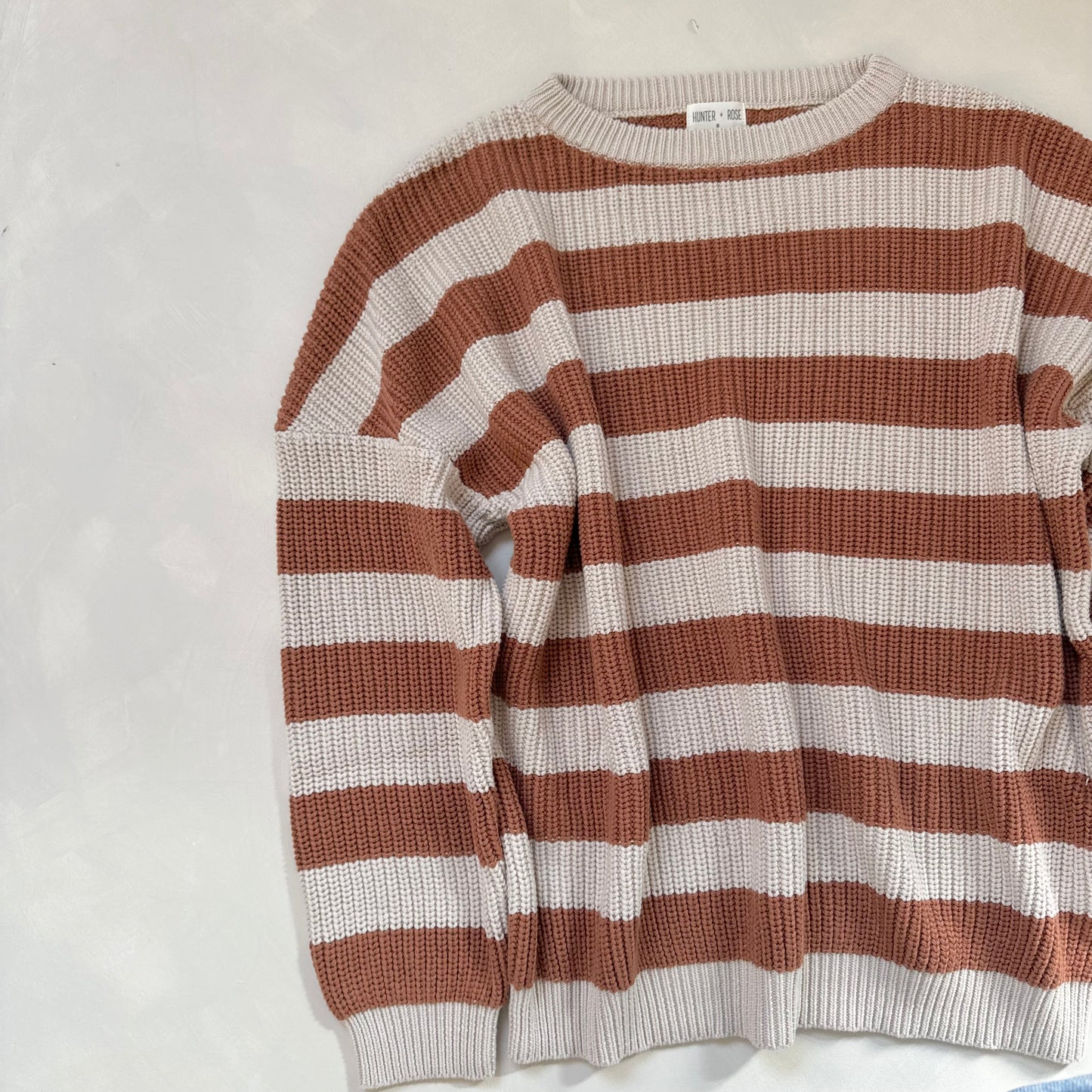 Adult Cinnamon Stripe Aspen Jumper Small Sample