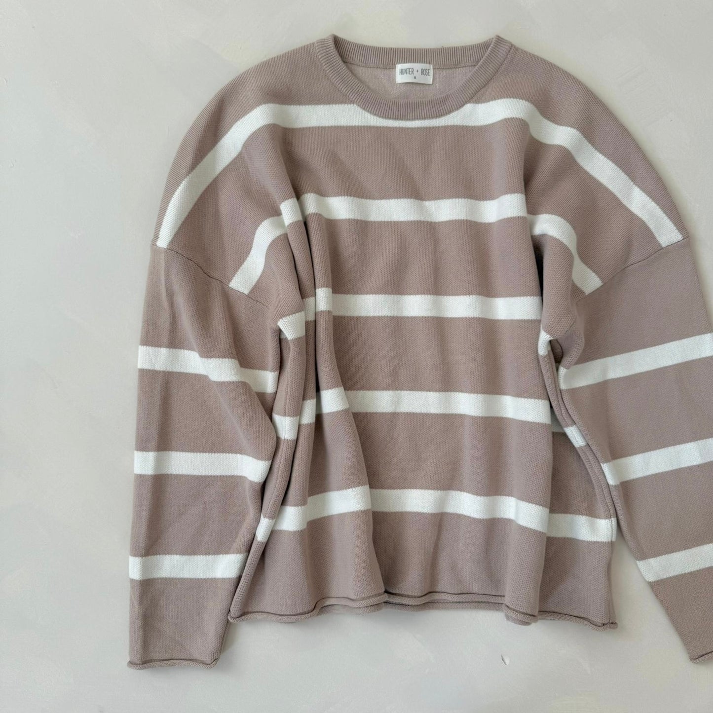 Fawn Stripe Quinn Jumper Small Sample