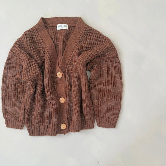 Cinnamon Teddy Cardigan 3-4y sample