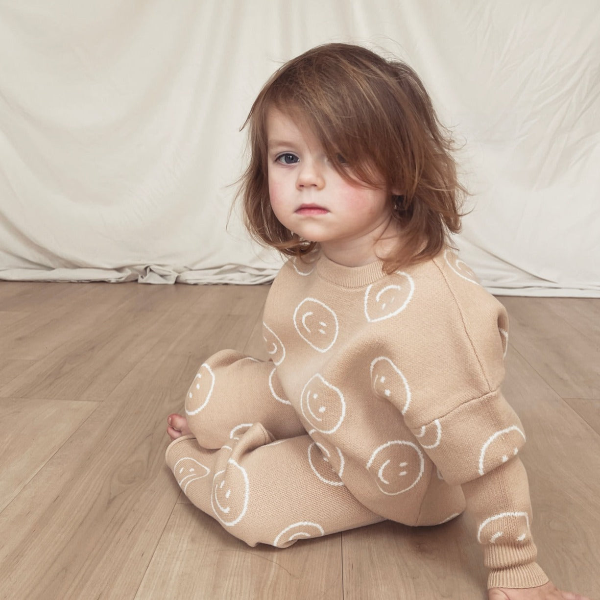 Tan Smiley Quinn Jumper