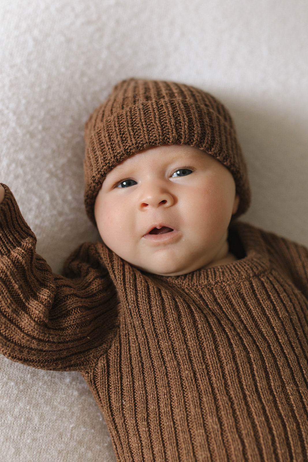 Cocoa Teddy Beanie