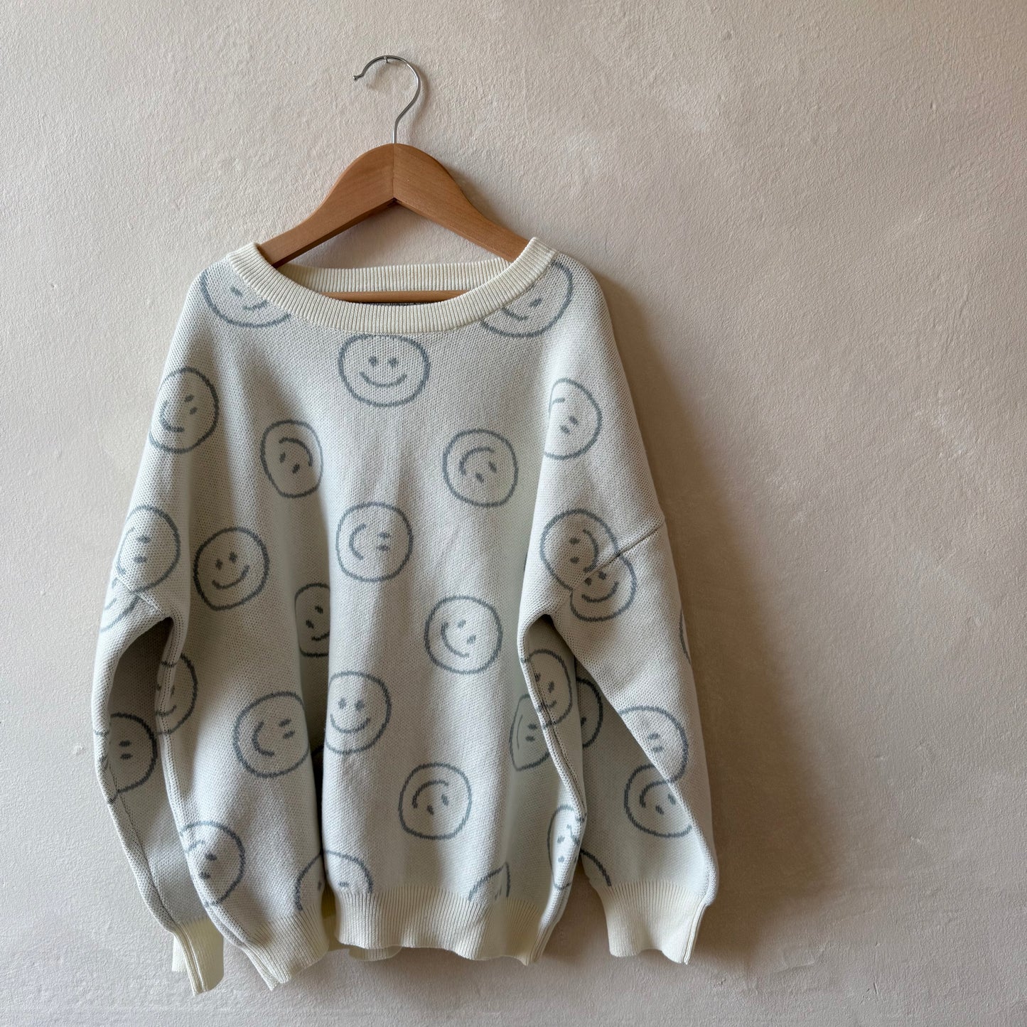 Mist Smiley Jumper 9-10y