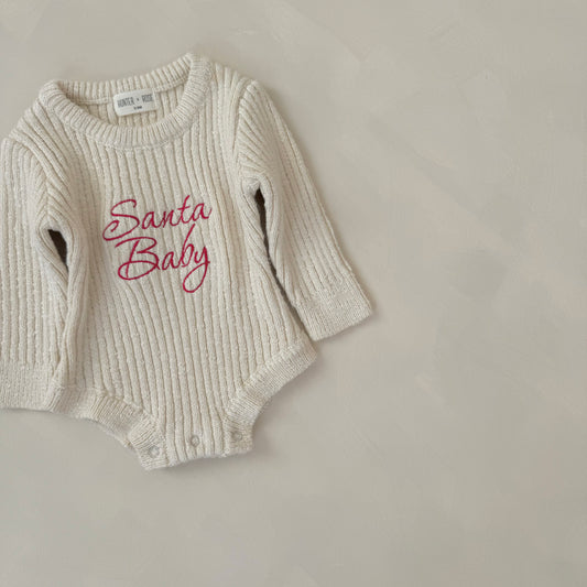 Santa Baby Bodysuit