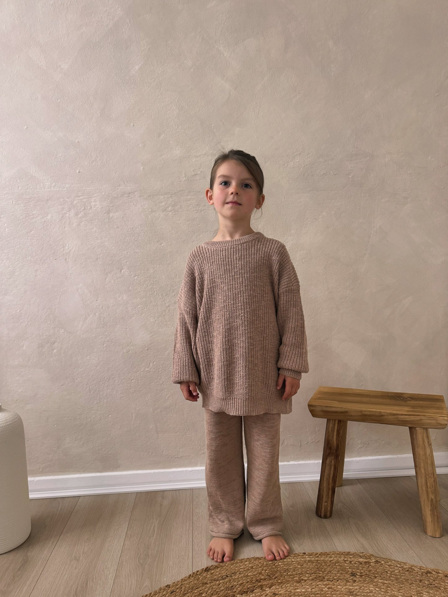 Beige Teddy Pants