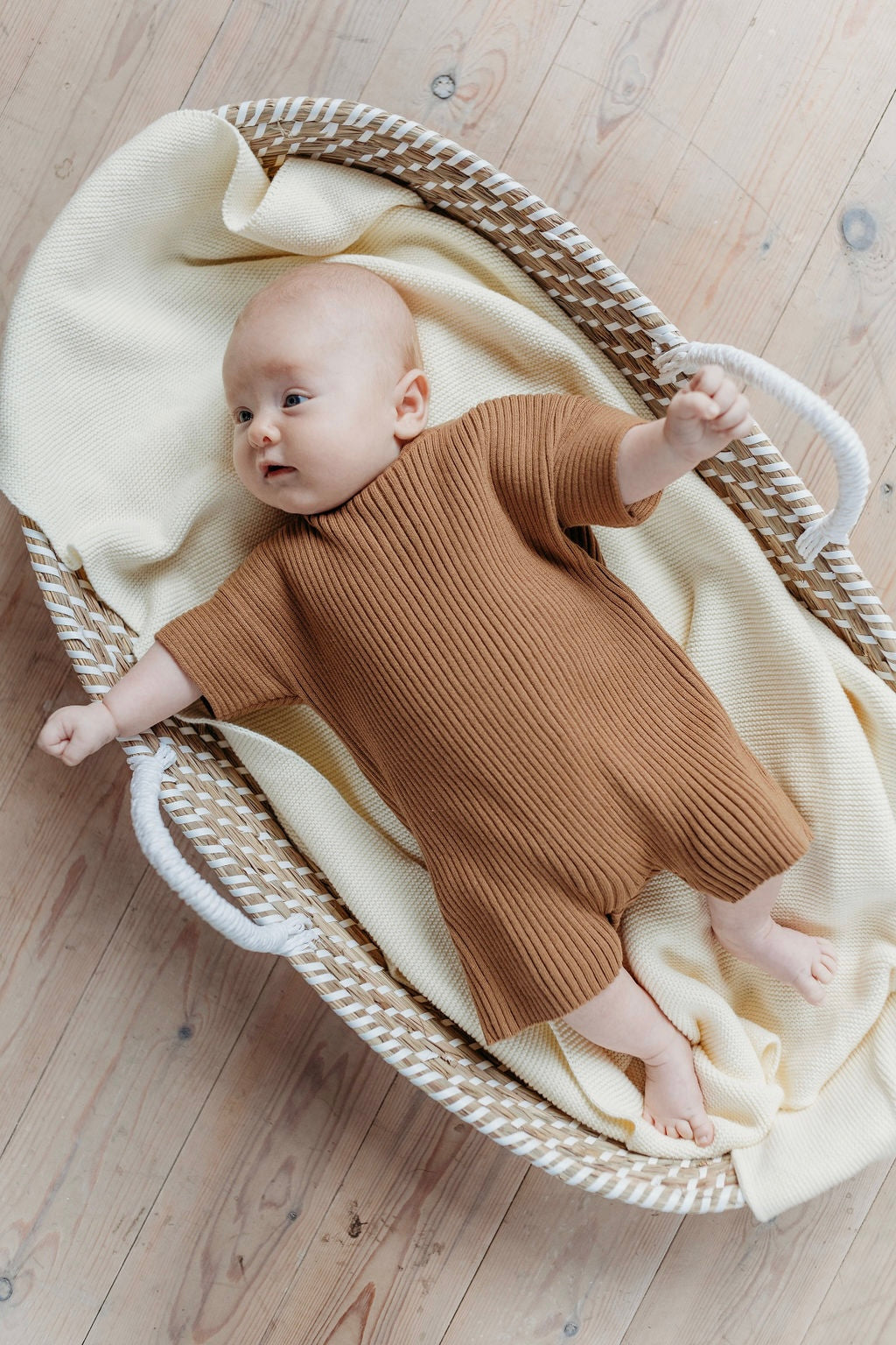 Walnut Ribb Romper