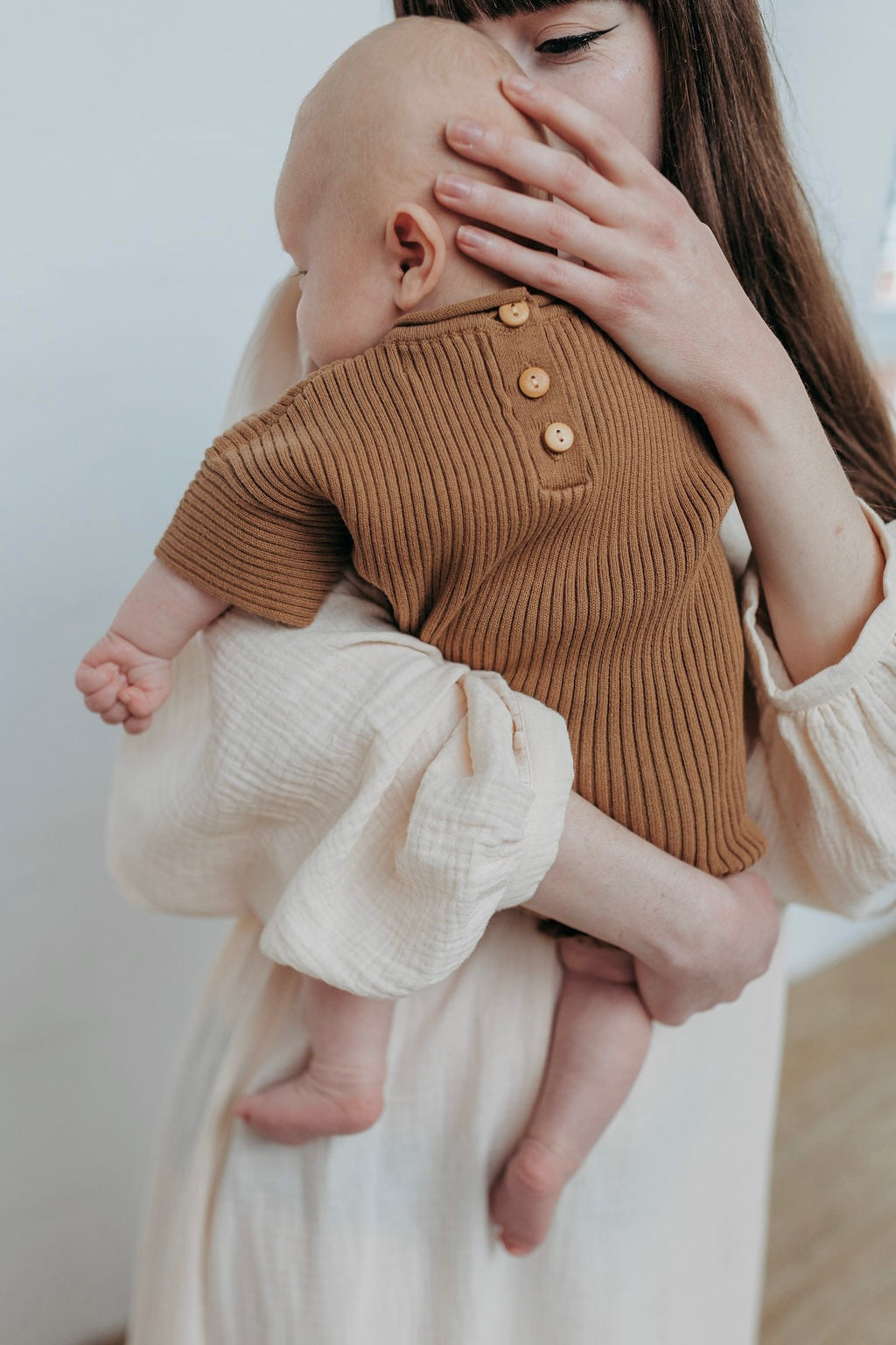 Walnut Ribb Romper