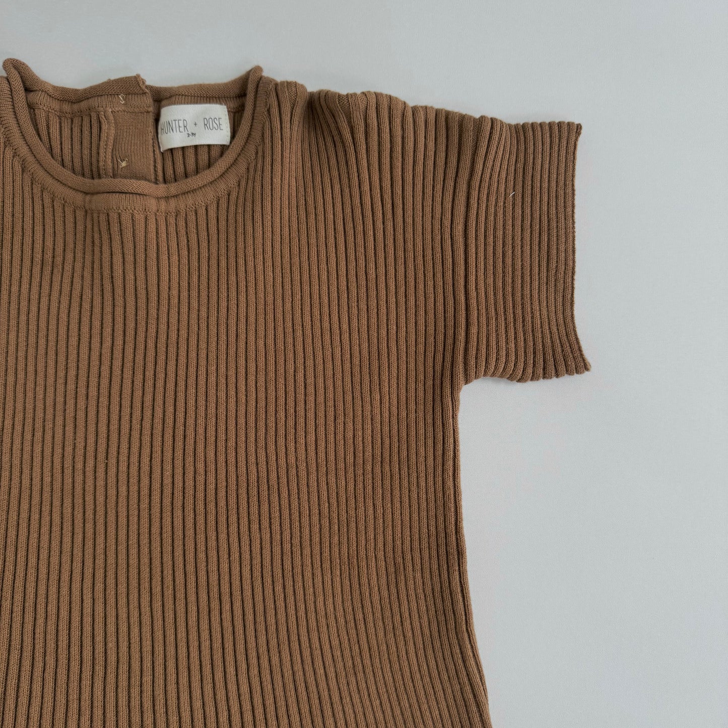 Walnut Ribb Romper