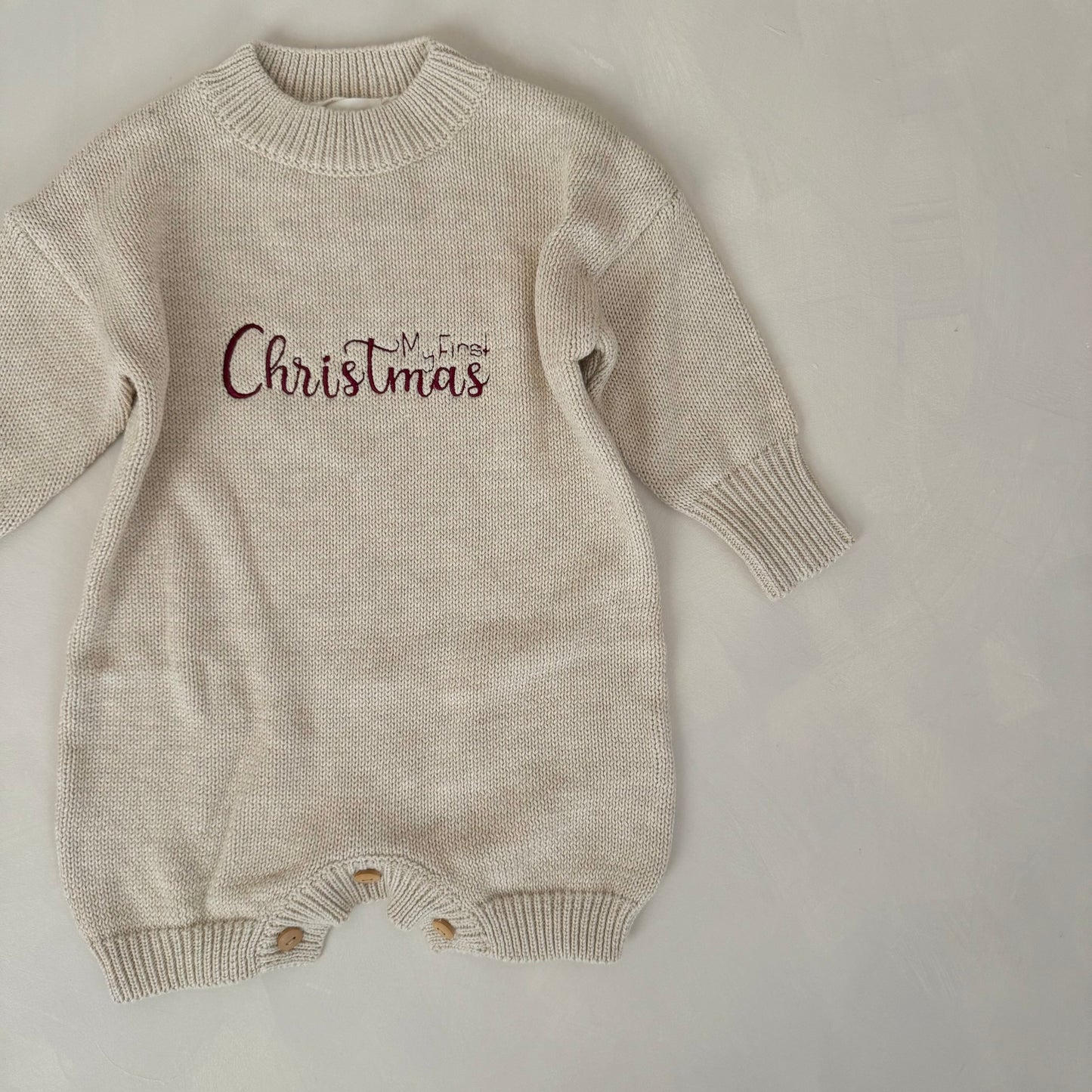 My First Christmas Romper