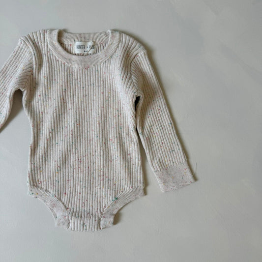 Flecked Noa Bodysuit 6-12m Sample