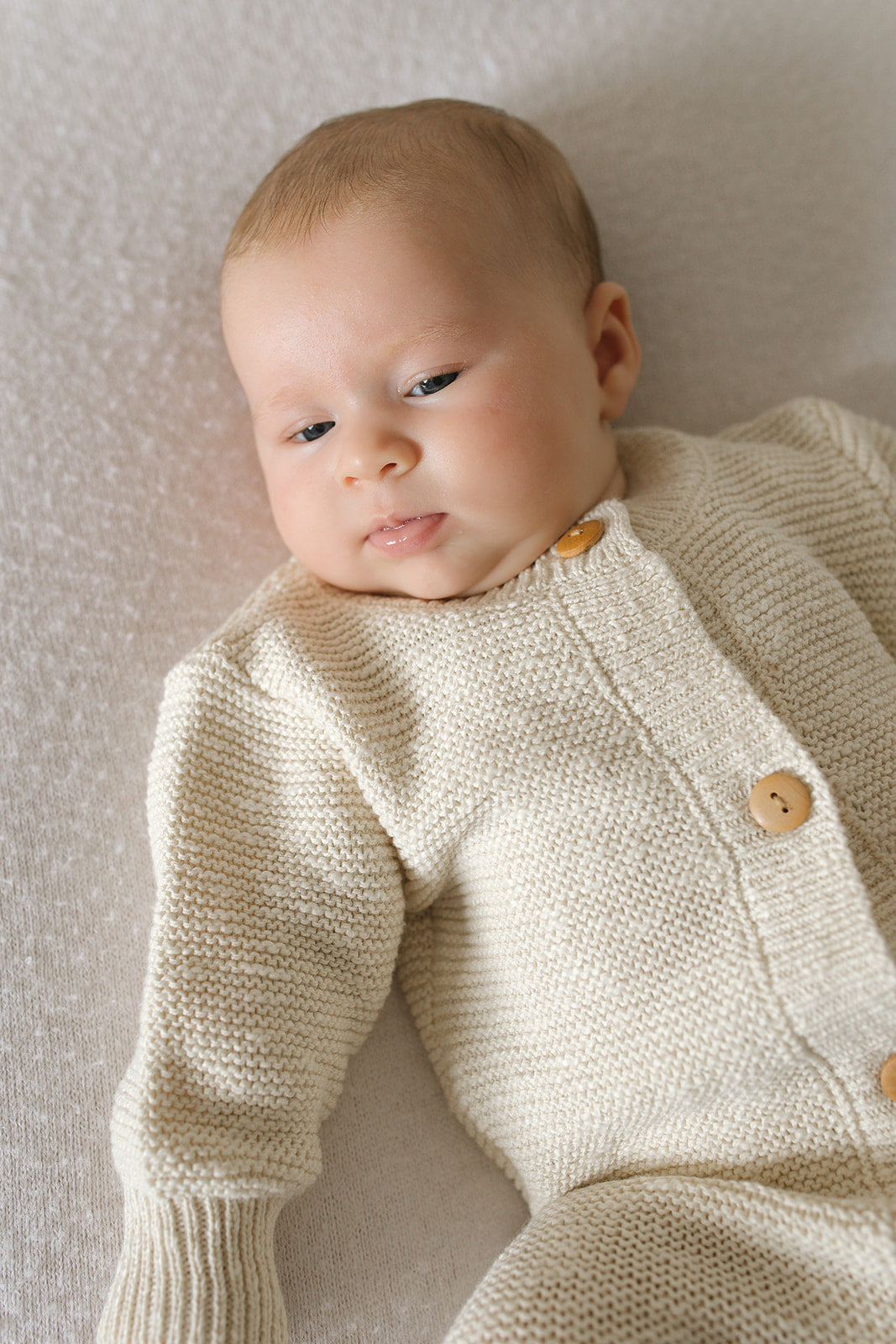 Oatmeal Teddy Romper