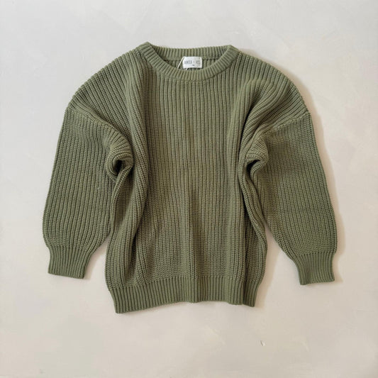 Olive Aspen jumper 9-10y