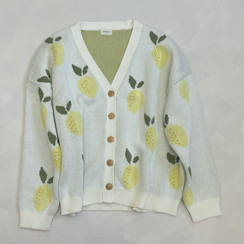 Adult Lemon Ali Cardigan