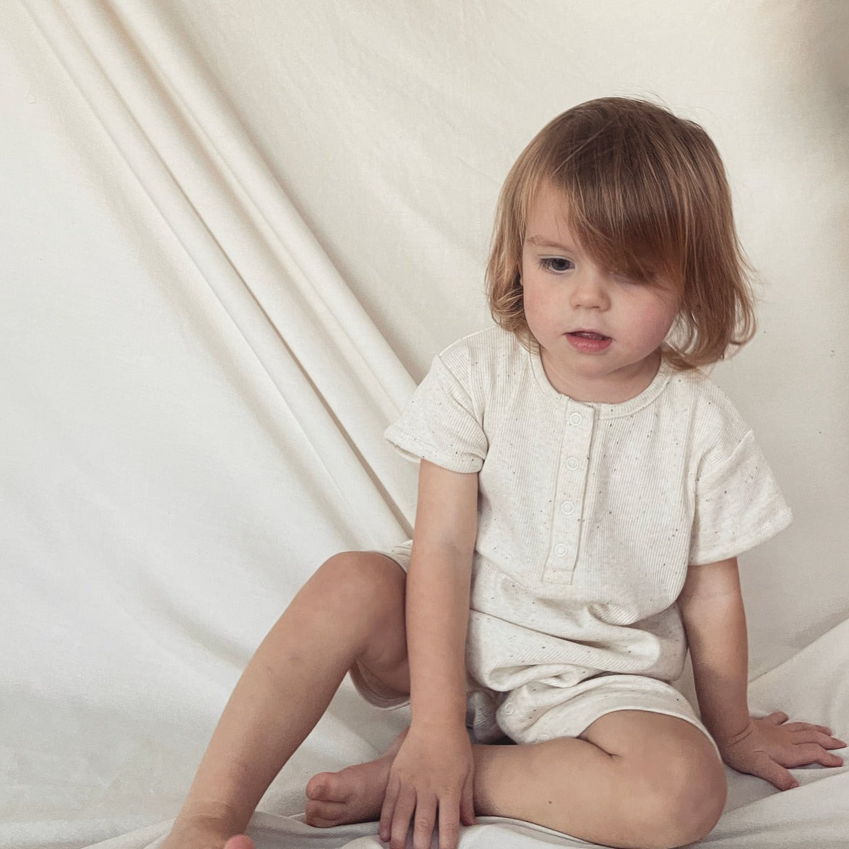 Milk Flecked Jaxx Romper