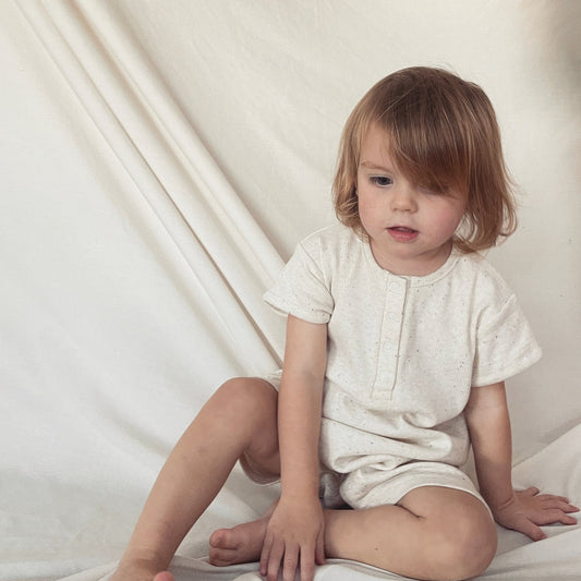 Milk Flecked Jaxx Romper