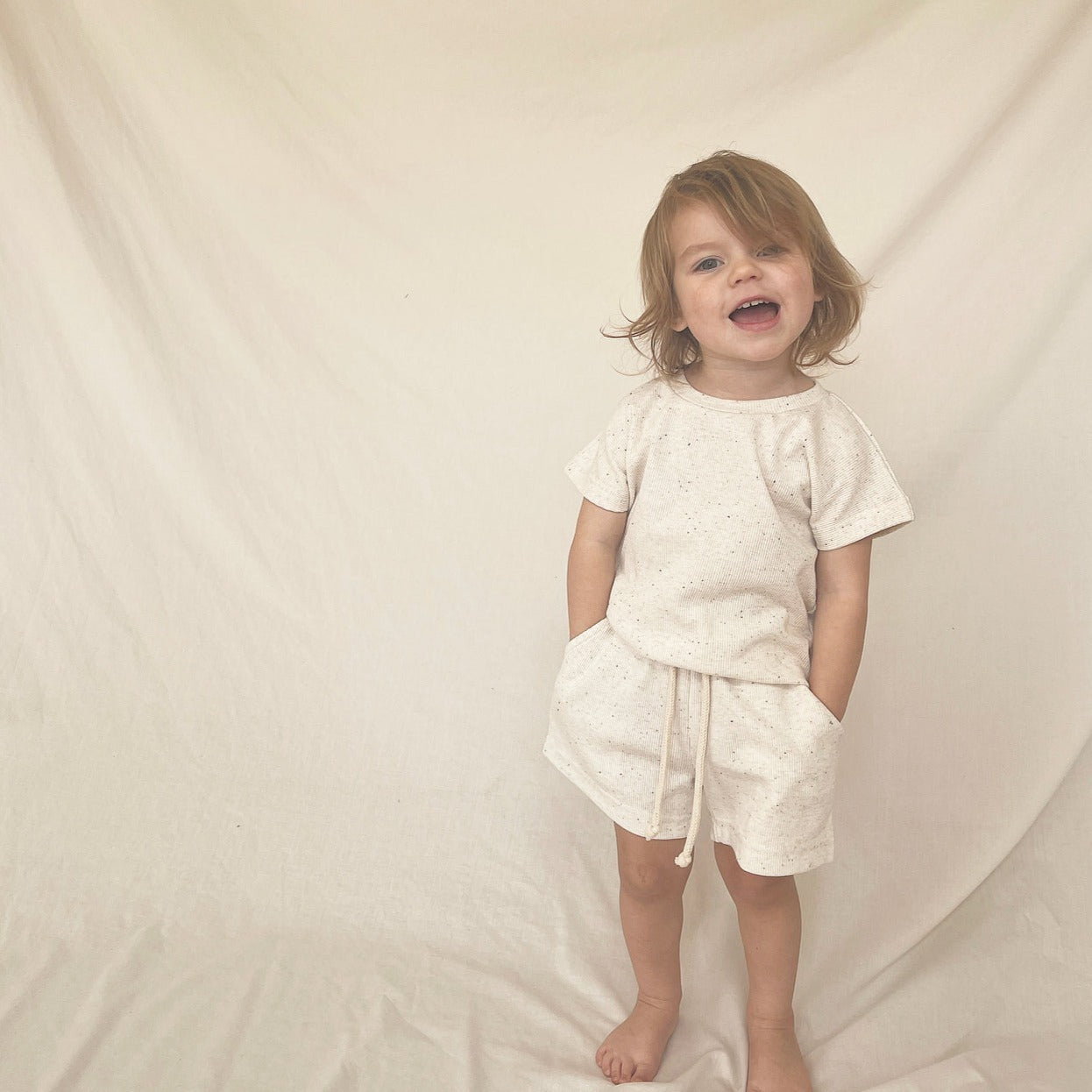Milk Flecked Birch Shorts
