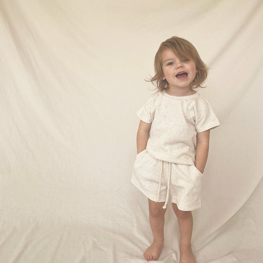 Milk Flecked Birch Shorts