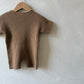 Walnut Ribb romper 3-6m