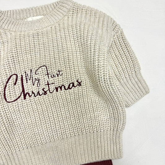 My First Christmas Jumper ( ALL COLOURS)