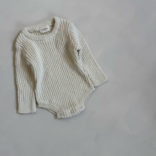 Oatmeal Teddy Bodysuit