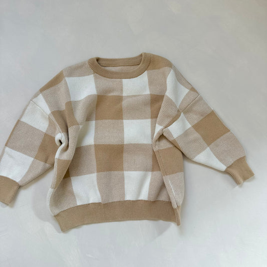 Checked Jumper 2-3y Preloved