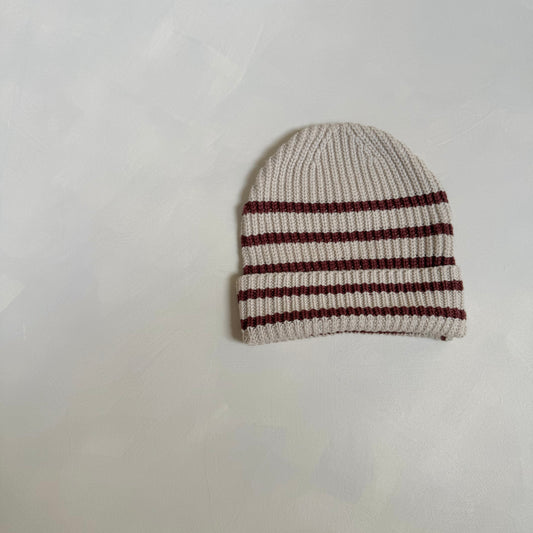 Berry Stripe Noa Beanie