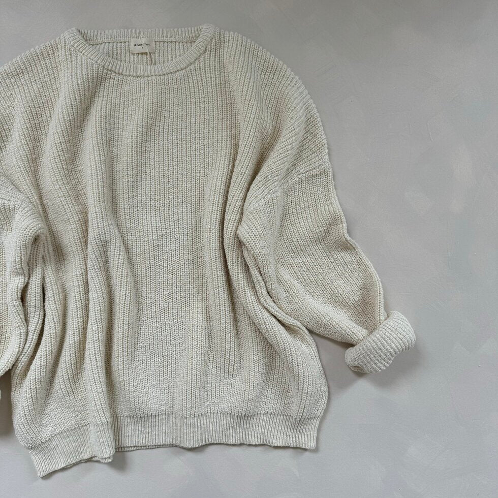 Adult Oatmeal Teddy Jumper