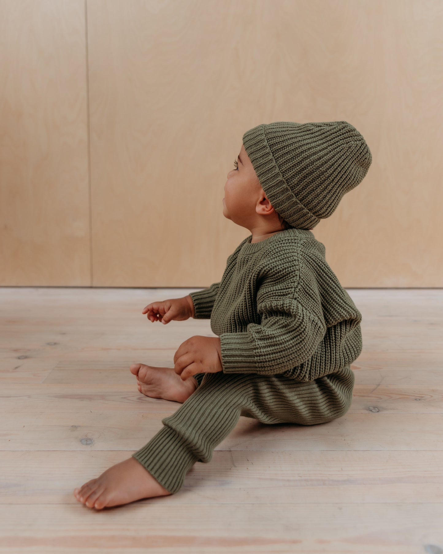 Olive Aspen Beanie