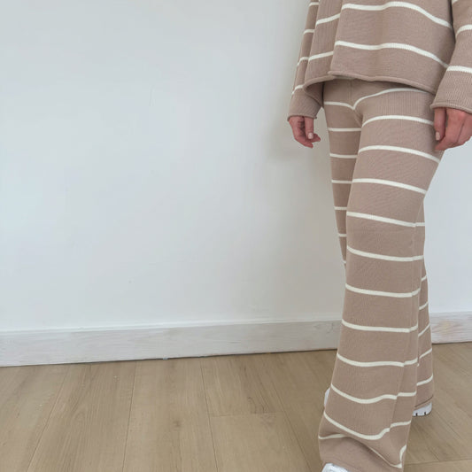 Adult Fawn Stripe Quinn Pants