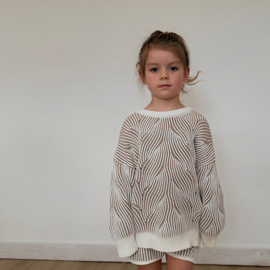 Beige Coral Jumper