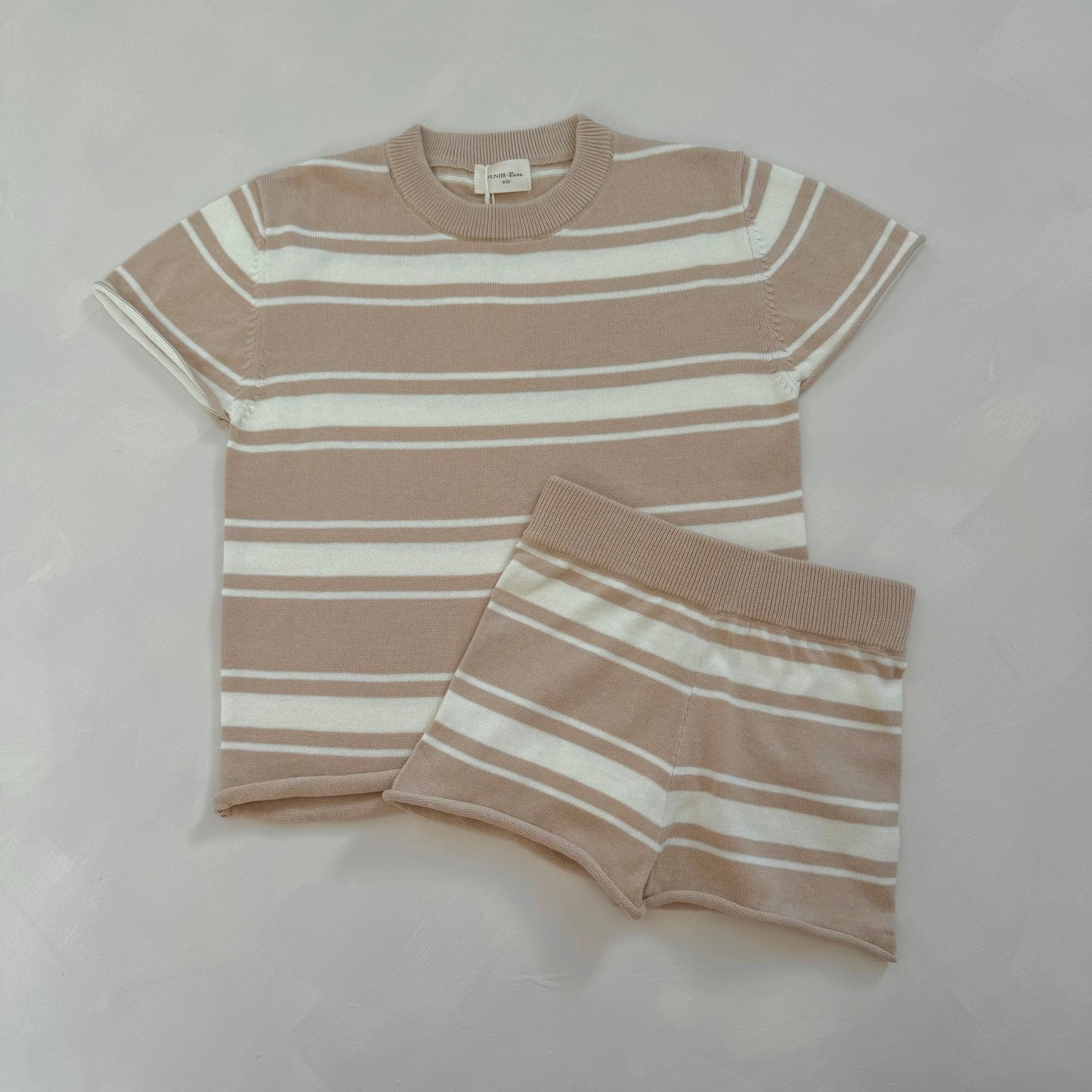 Beige stripe Riley Tee