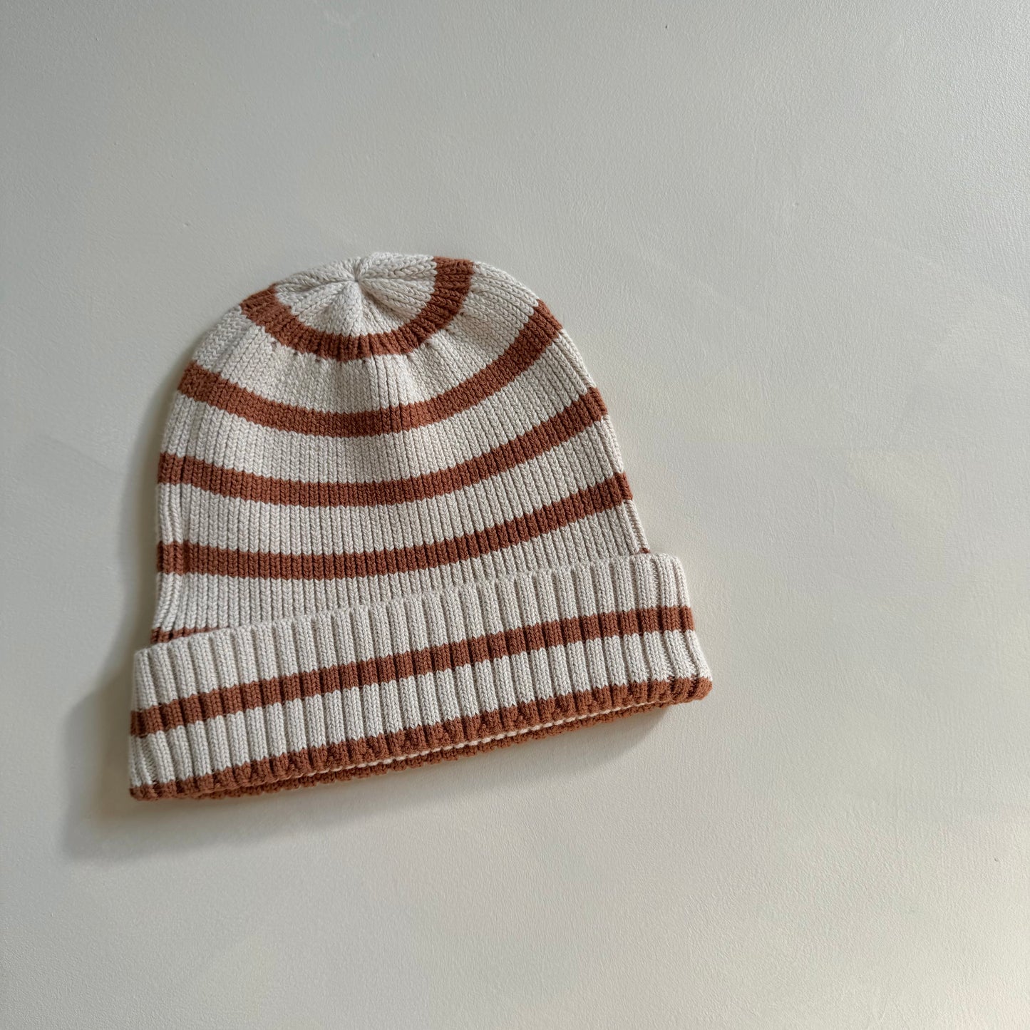 Cinnamon Stripe Noa Beanie