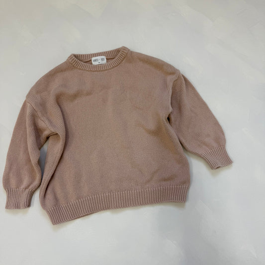 Hazelnut jumper 3-4y