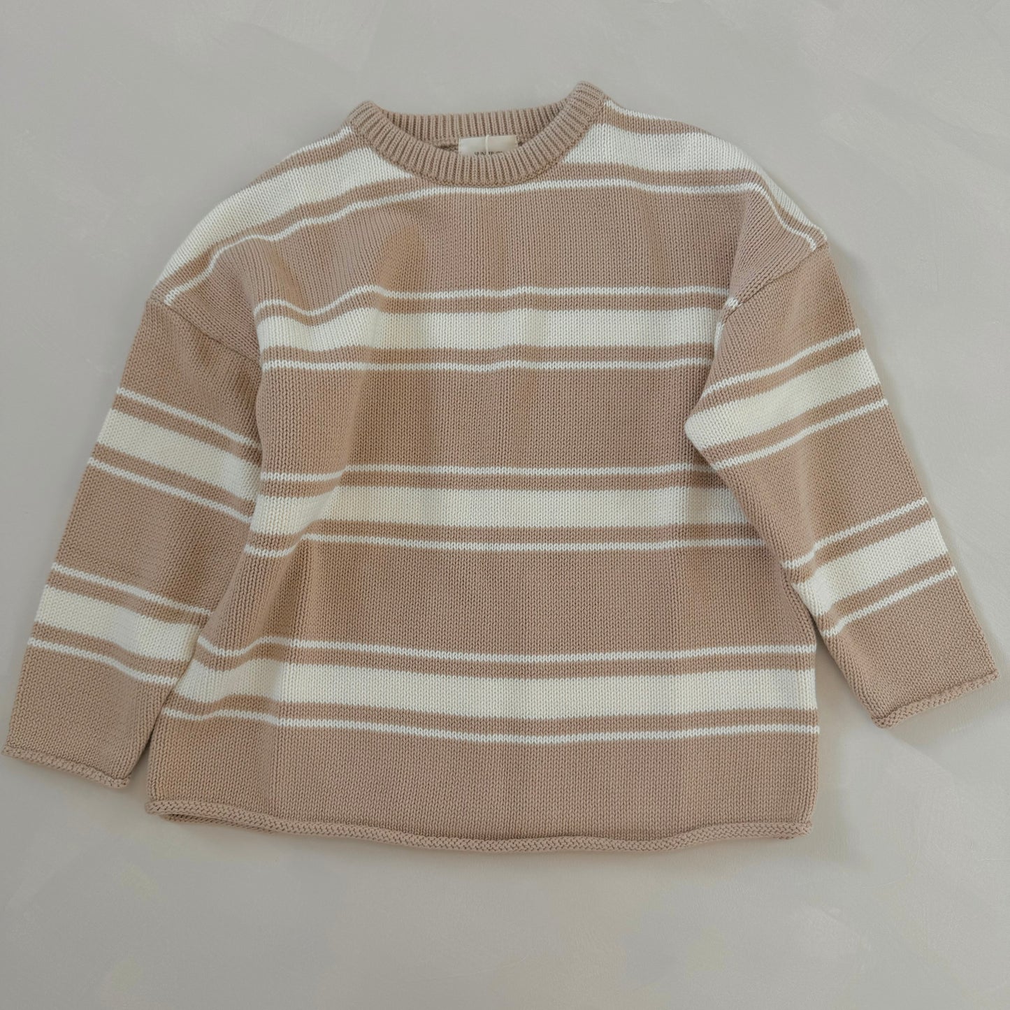 Beige Stripe Quinn Jumper