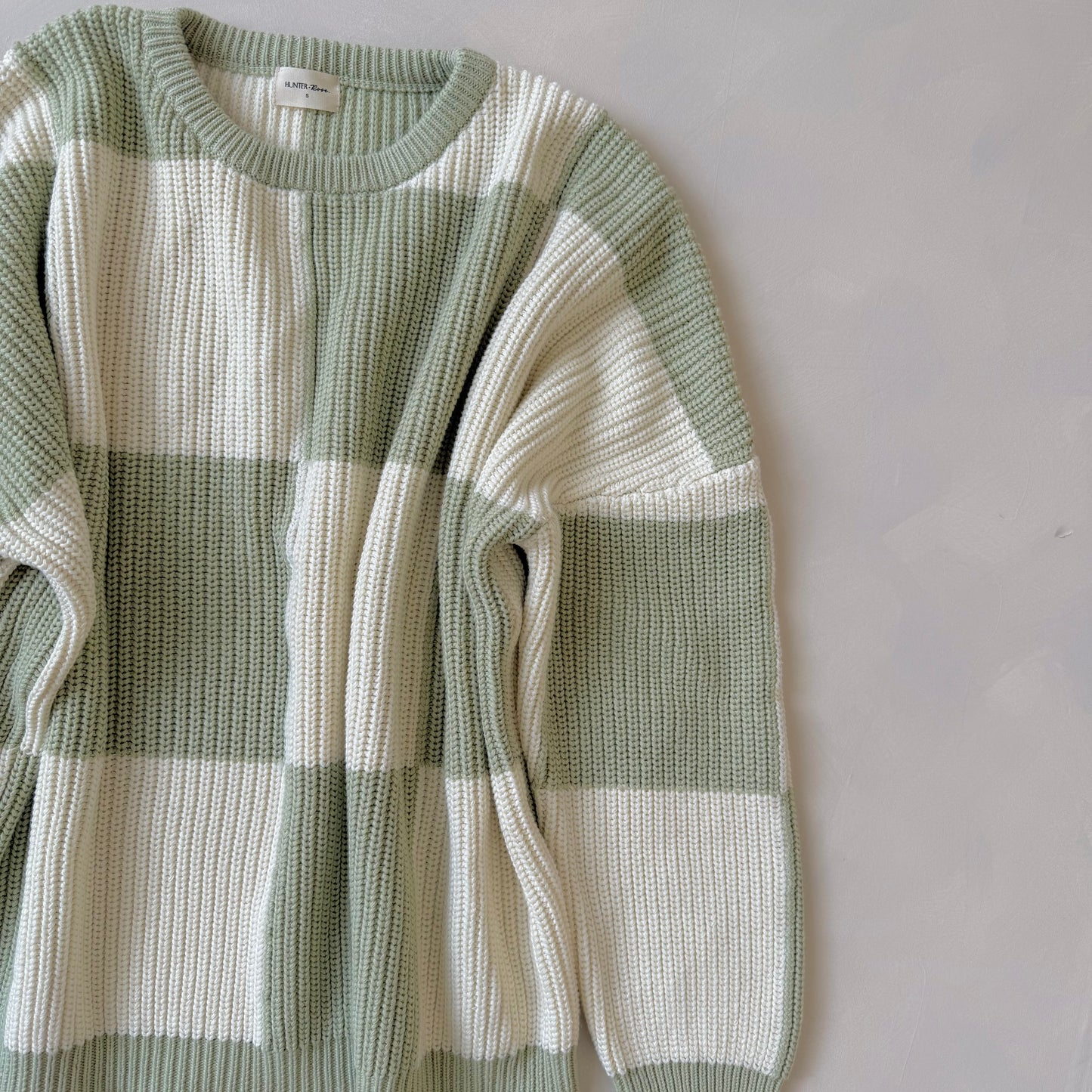 Adult Checked Sage Aspen Jumper