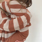 Cinnamon Stripe Aspen Jumper